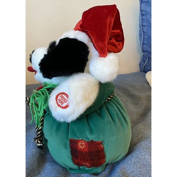 Big Dog Holiday Big Dogs Brand Christmas Holiday Bag Plush Dog